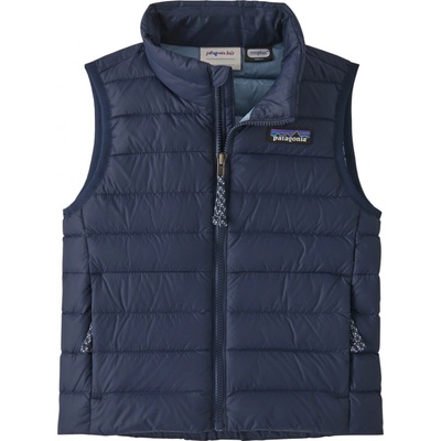 Patagonia Baby Down Sweater detská vesta tmavomodrá