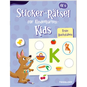 Sticker-Rätsel für Kindergarten-Kids. Erste Buchstaben | Christine Thau (2023)