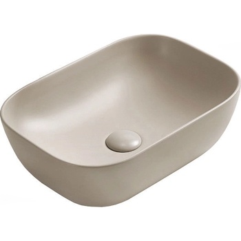 Mexen Rita мивка върху плот 45 x 32 см, бежов мат - 21084566 (21084566)