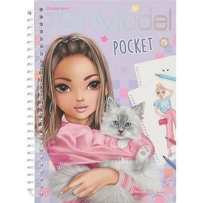 Top Model Fergie s nálepkami - Omaľovánka