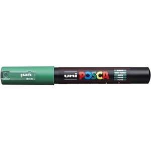 uni Декоративен маркер, 0, 7-1, 0 мм, UNI "Posca PC-1M", зелен 285023000 (285023000)