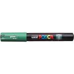 uni Декоративен маркер, 0, 7-1, 0 мм, UNI "Posca PC-1M", зелен 285023000 (285023000)