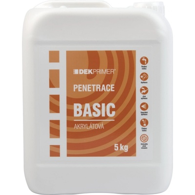 Penetrace akrylátová DEKPRIMER BASIC , 5 kg/bal. - Heureka.cz