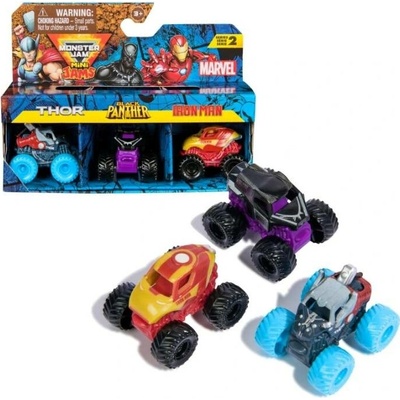Monster Jam Mini Jams Iron Man VenomThe Amazing SpiderMan 3ks