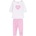 Guess Бяла туника и розов клин за бебе момиче Guess
