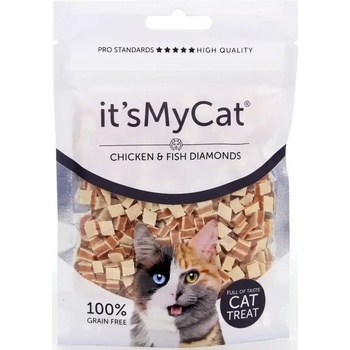 It' s My Cat Chicken & Fish Diamond лакомство за котка, пиле и риба 50gr