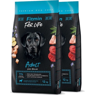 Fitmin FOR LIFE Възрастни Големи Породи 2 x 12 кг