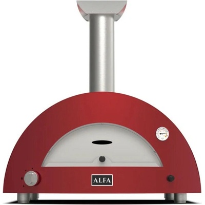 Alfa Forni Moderno 2 Pizze Hybrid-Pizzaofen Antique Red