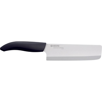 KYOCERA (Kyoto Ceramics - Япония) Керамичен сатър KYOCERA с бяло острие и черна дръжка - 15 см (Kyocera FK-150 WH-BK)