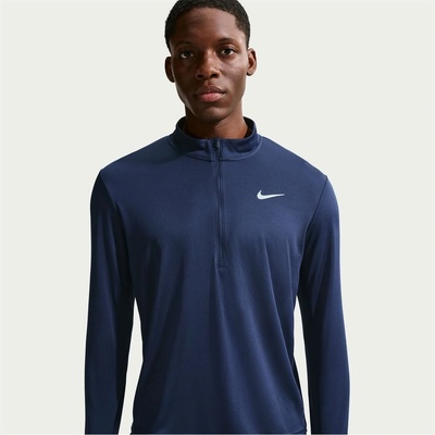 Nike Мъжко горнище с цип Nike Half Zip Core Long Sleeve Running Top Mens - Midnight Navy