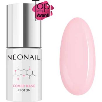 NEONAIL Cover Base Protein основен лак за нокти с гел цвят Nude Rose 7, 2ml