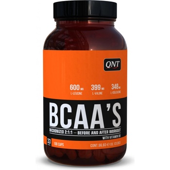 QNT BCAA + Vitamín B6 100 kapslí