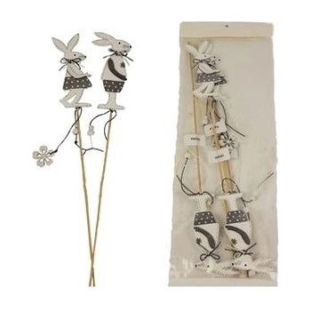 Zápich zajac, 4ks D2130