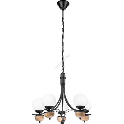 Brilagi - LED Пендел COTTAGE 5xG9/40W/230V бук/бял (BG15125)