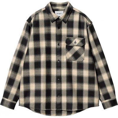 Carhartt WIP košile dlouhý rukáv Witten béžová