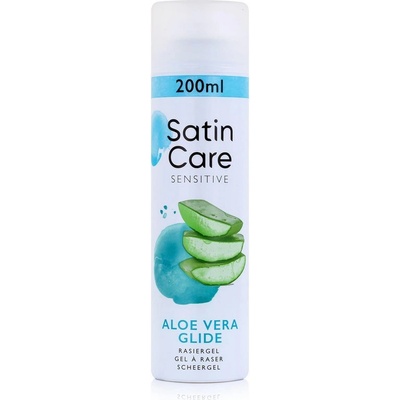 Gillette gel na holení Satin Care Sensitive 240 ml – Zboží Dáma