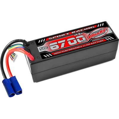 Team Corally Power Racing 50C 6700mAh 4S 14,8V EC5 Hardcase
