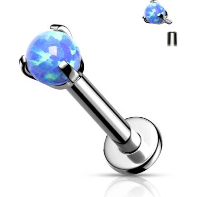 Steel Edge piercing do brady z titanu SET23LI05 Modrá