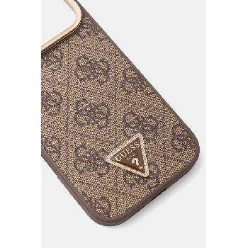 GUESS кейс за телефон от имитация на кожа iPhone 17 Pro (GUHMP17LPCS4GPTW)