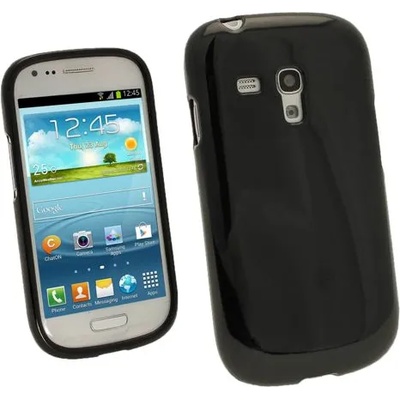 Samsung I8190 Galaxy S III mini Силиконов Калъф Черен + Протекто