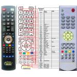 GENERAL SENCOR STV2116, STV2117 - съвместимо дистанционно управление на марката General (STV2116, STV2117) Дистанционно