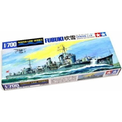 Tamiya JPN Fubuki Destroyer Water Line 1:700