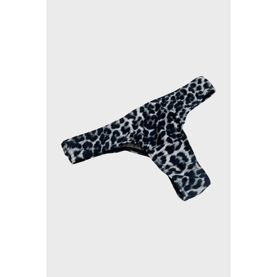 VFstyle spodný diel plaviek tangá Lylah leopard sivé