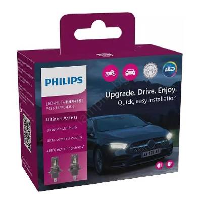 К-кт 2x LED Крушка за автомобил 11342 U2500 CX H4/H19 P43t-38/PU43t-3/20W/12V 6000K (P6099)