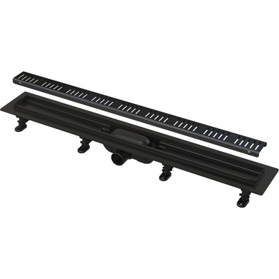 Alca Sprchový žľab odtokový APZ10BLACK-850M, 850 × 60 mm, APZ10BLACK-850M