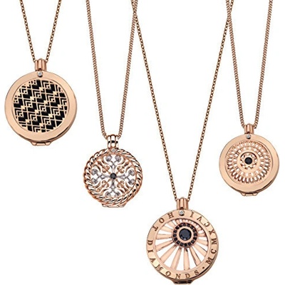 Hot Diamonds Stříbrný řetízek Emozioni Silver and Rose Gold Bead CH020