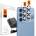 Spigen Glas. tR EZ Fit Optik Pro Lens Protector 2 Pack - 2 комплекта предпазни стъклени лещи за камерата на Samsung Galaxy S25 (черен)