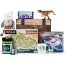 Truhla plná hraček Oskar dětské hračky pro kluky velká sada mix 7ks