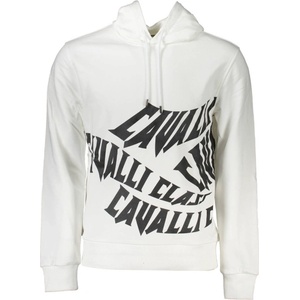 Roberto Cavalli Суитшърт cavalli class, Цвят Бяло (qxt65a-cf062_bianco_00053) - mystock - 212,29 лв