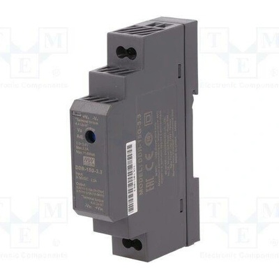 MEAN WELL DDR-15G-3.3 Měnič: DC/DC; 11,6W; Uvst: 9÷36VDC; Uvýst: 3,3VDC; Ivýst: 3,5A; DDR