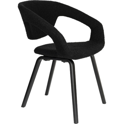 Zuiver Flexback Černé bouclé