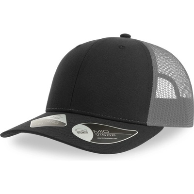 Atlantis Headwear Bryce Trucker 6 panelová COT33010281099-black/dark Černá/šedá tmavá