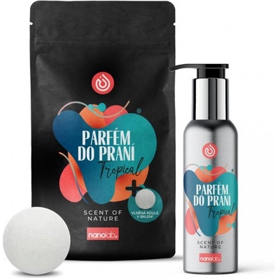 Nanolab parfém do prania aj sušičky Tropical 300 ml + vlnená guľa