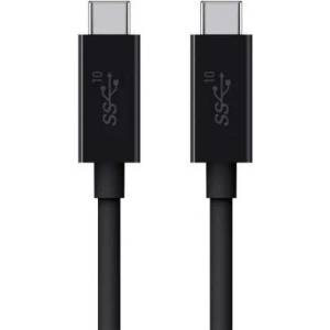 Belkin USB-C 3.1 to USB-C 100W Cable - USB-C към USB-C кабел за устройства с USB-C порт (100 см) (черен)