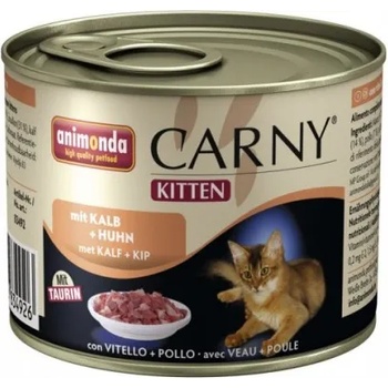 Animonda Carny Kitten - пиле + теле за котенца до 12 месеца