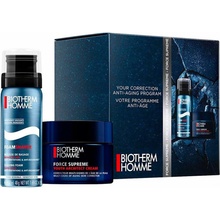 Biotherm Homme Force Supreme Rebuilder gel na holení 50 ml + pleťový krém 50 ml dárková sada