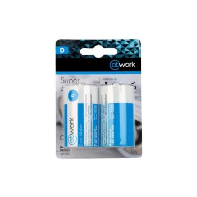 Батерия алкална d 1.5v 2 бр