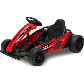 ROLLZONE Детски Акумулаторен Drift Картинг 24V с Дрифт Функция, Червен, 200W (РЗДК-червен)