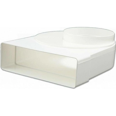 Faber 961 přechodové koleno ploché/kulaté potrubí 90° 220x90/150 mm