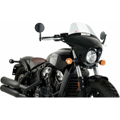 Puig Touring Batwing SML 21074 Gloss Číra (W)