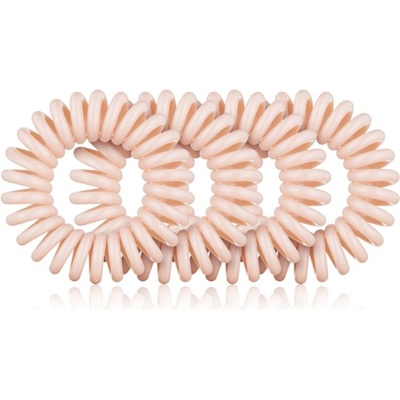 BrushArt Hair Rings gumičky do vlasov Nude 4 ks