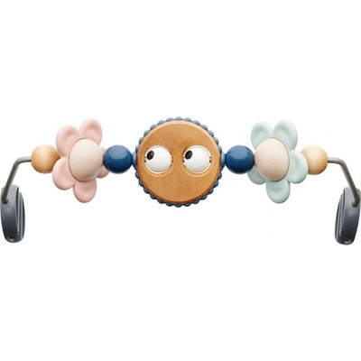 BabyBjörn Hračka na lehátko očička Googly eyes Pastel - dřevená