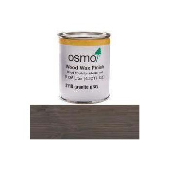 Osmo Wood Wax Finish 3118 Гранит сиво - декор вакса 0.375л (6416)