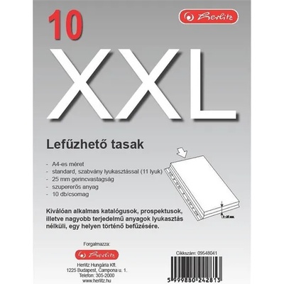 Herlitz 25mm 10pcs/cs XXL clip-on genotherm 09548041 (09548041)