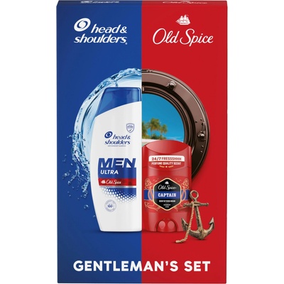 H&S Men Ultra šampón 330 ml + Old Spice Captain deostick 50 ml darčeková sada