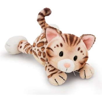 NICI плюшена Бенгалска котка 20см, лежаща green